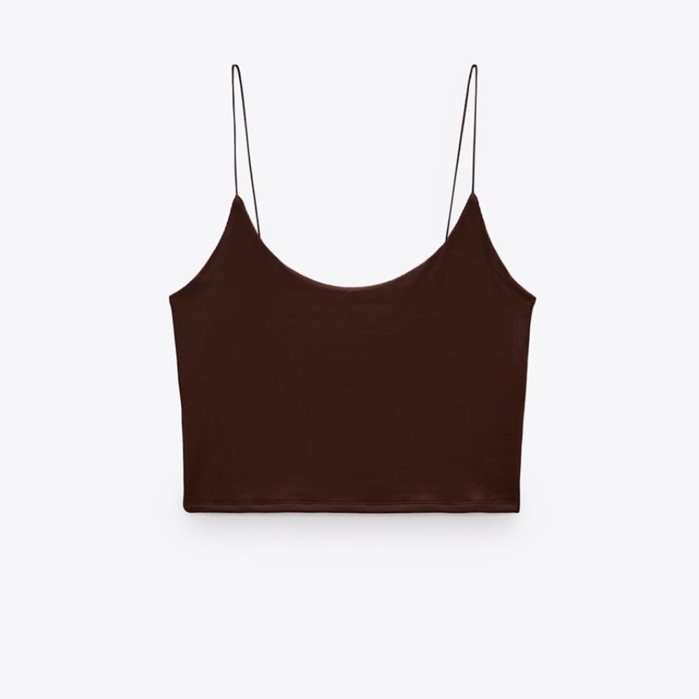 Zara Spaghetti Strap Top M